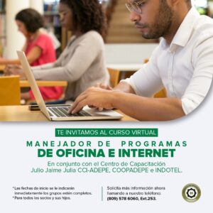 CURSO VIRTUAL MANEJADOR DE PROGRAMAS DE OFICINA E INTERNET